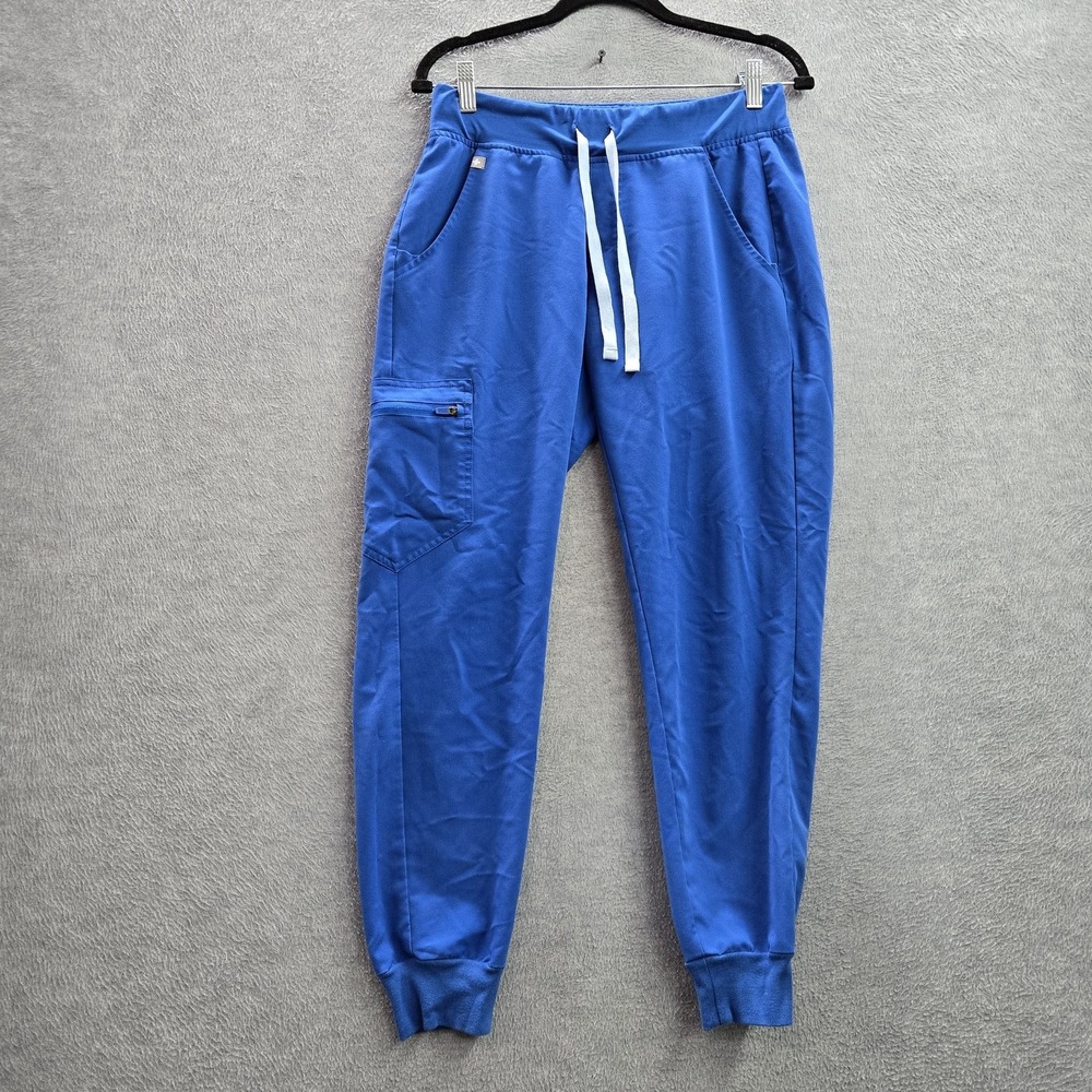 FIGS Women Scrub Pants S Blue Zamora Jogger Technical Collection